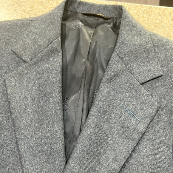 unbranded Other - 🌖 Blue gray men’s sports jacket blazer 100% pure virgin wool